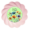 ROUND Digital Graphic Design LAZY DAYS OF SUMMER Green With Dragonfly Butterfly Bee Floral Wedding Gift First Home Sublimation Decoupage PNG SVG Country Farmhouse Home Decor Wall Art Shelf Sitter Gift Crafters Delight - JAMsCraftCloset