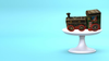 Tin Vintage Tin Box Company Design Santa's Railroad HO HO HO Delivery Train Truck Collectible Gift Idea - JAMsCraftCloset