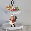 Shelf Sitter Santa With a Blank List Paper Mache Vintage Holiday Decoration Christmas Decor Gift Idea - JAMsCraftCloset