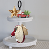 Primitive Santa Stuffed Sandbag Bottom Stuffed Fabric Vintage Holiday Decoration Christmas Decor Gift Idea - JAMsCraftCloset