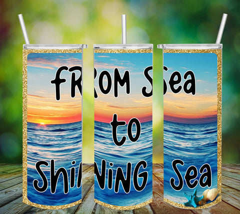 TUMBLER Full Wrap Sublimation Digital Graphic Design PATRIOTIC DESIGNS FROM BUNDLE 1 Download SEA TO SHINING SEA SVG-PNG Patio Porch Decor Gift Picnic Crafters Delight - Digital Graphic Design - JAMsCraftCloset