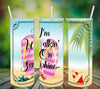 TUMBLER Full Wrap Sublimation Digital Graphic Design Download IM WALKIN ON SUNSHINE SVG-PNG Kitchen Patio Porch Decor Gift Picnic Crafters Delight - Digital Graphic Design - JAMsCraftCloset