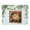 Wood Wall Art Plaque YOU BELONG HERE RIGHT BESIDE ME Square Decoupaged Home Decor Gift Idea Positive Saying Wedding Gift - JAMsCraftCloset