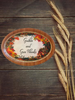 Hard Plastic OVAL TRAY Farmhouse Country Home Decor GATHER AND GIVE THANKS Wall Art Cottage Chic Kitchen Decor Bar Decor Victorian Decor Handmade Gift Idea &nbsp;- JAMsCraftCloset
