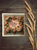 Wood Wall Art Plaque TOGETHER THEY BUILT A LIFE THEY LOVED Square Decoupaged Home Decor Gift Idea Positive Saying Wedding Gift - JAMsCraftCloset