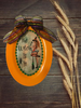 Hard Plastic OVAL TRAY Orange Farmhouse Country Home Decor THE WITCH IS IN Halloween Decor Wall Art Cottage Chic Decor Kitchen Decor Victorian Holiday Decor Handmade Gift Idea &nbsp;- JAMsCraftCloset