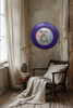 PLATE CHARGER PURPLE PLASTIC ROUND Decoupaged Hand Painted Upcycled Repurposed Wall Art NOTHING SMELLS BETTER THAN THE PERSON YOU LOVE Home Decor Wall Art Gift - JAMsCraftCloset