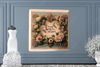 Wood Wall Art Plaque YOU BELONG HERE RIGHT BESIDE ME Square Decoupaged Home Decor Gift Idea Positive Saying Wedding Gift - JAMsCraftCloset