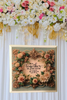 Wood Wall Art Plaque TOGETHER THEY BUILT A LIFE THEY LOVED Square Decoupaged Home Decor Gift Idea Positive Saying Wedding Gift - JAMsCraftCloset