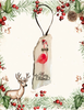 Antique West Virginia Roof Decoupaged Christmas Ornament - Flamingo Merry Christmas - Handmade Holiday Tree Decor Unique Beach Lake House Gift - JAMsCraftCloset