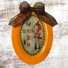Hard Plastic OVAL TRAY Orange Farmhouse Country Home Decor THE WITCH IS IN Halloween Decor Wall Art Cottage Chic Decor Kitchen Decor Victorian Holiday Decor Handmade Gift Idea &nbsp;- JAMsCraftCloset