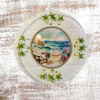 Dollar Tree CLEAR ROUND Plastic PLATE Beach Scene 4 Wall Art Design Handmade Home Decor Gift Idea Crafters Delight {{ JAMsCraftCloset }}