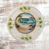 Dollar Tree CLEAR ROUND Plastic PLATE Beach Scene 1 Wall Art Design Handmade Home Decor Gift Idea Crafters Delight {{ JAMsCraftCloset }}