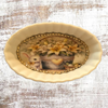 CERAMIC OVAL Ring Catcher Wall Art Farmhouse Country Easter Bunny Lilies Cottage Chic Kitchen Decor Bar Decor Victorian Decor Handmade Gift Idea &nbsp;- JAMsCraftCloset