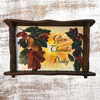 Heavy Vintage Oak TRAY Farmhouse Country GIVE THANKS DAILY Wall Art Cottage Chic Kitchen Decor Bar Decor Victorian Decor Handmade Gift Idea &nbsp;- JAMsCraftCloset