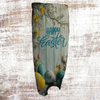 Antique West Virginia Roof Slate Decoupaged EASTER SLATE WALL ART Happy Easter Eggs Tulips Tree Yellow Flowers - Handmade Unique EASTER Holiday Decoration Home Decor Gift - JAMsCraftCloset