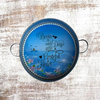 Galvanized Metal Round TRAY Farmhouse Country Shelf Sitter Wall Art BEGIN EACH DAY WITH A GRATEFUL HEART Handmade Decoupaged Gift Idea &nbsp;- JAMsCraftCloset