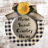 Dollar Tree Plastic CHARGER PLATE Farmhouse Country Wall Art HOME SWEET COUNTRY HOME Handmade Gift Idea Crafters Delight - JAMsCraftCloset