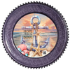 DIGITAL ROUND Graphic Design - HOPE ANCHORS THE SOUL - Beach Coastal Decor Wedding Gift HOME DECOR Sublimation Decoupage PNG SVG PDF JPEG Wall Art Shelf Sitter Gift Crafters Delight - JAMsCraftCloset