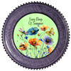 ROUND Digital Graphic Design LAZY DAYS OF SUMMER Green With Dragonfly Butterfly Bee Floral Wedding Gift First Home Sublimation Decoupage PNG SVG Country Farmhouse Home Decor Wall Art Shelf Sitter Gift Crafters Delight - JAMsCraftCloset