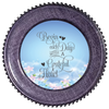ROUND Digital Graphic Design - BEGIN EACH DAY WITH A GRATEFUL HEART - Wedding Gift HOME DECOR Sublimation Decoupage PNG SVG PDF JPEG Country Farmhouse Wall Art Shelf Sitter Gift Crafters Delight - JAMsCraftCloset