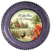 ROUND Digital Graphic Design A LITTLE BIT OF HEAVEN Farm Chickens Wedding Gift First Home Sublimation Decoupage PNG SVG Country Farmhouse Home Kitchen Decor Wall Art Shelf Sitter Gift Crafters Delight - JAMsCraftCloset