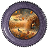 ROUND Digital Graphic Design HAPPY FALL - FOX BUNNIES and LEAVES Decor Lake Scene With Animals First Home Sublimation Decoupage PNG SVG Country Farmhouse Home Decor Wall Art Shelf Sitter Gift Crafters Delight - JAMsCraftCloset