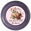 ROUND Digital Graphic Design TAKE TIME TO SMELL THE FLOWERS Wedding Gift First Home Sublimation PNG SVG Country Farmhouse Home Decor Sign Wall Art Decor Wreath Design Gift Crafters Delight - JAMsCraftCloset