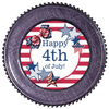 ROUND Digital Graphic Design PATRIOTIC HAPPY 4TH - DESIGN PNG-JPEG-PDF-SVG-Decoupage-Sublimation Design Graphic Country Farmhouse Home Decor HOLIDAY Decor Gift Crafters Delight - JAMsCraftCloset