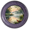 ROUND Digital Graphic Design HUNTERS AND FISHERMENS DELIGHT Lake Scene With Animals First Home Sublimation Decoupage PNG SVG Country Farmhouse Home Decor Wall Art Shelf Sitter Gift Crafters Delight - JAMsCraftCloset