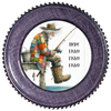 ROUND Digital Graphic Design HERE FISHY FISHY FISHY Old Fisherman First Home Sublimation Decoupage PNG SVG Country Farmhouse Home Kitchen Decor Wall Art Shelf Sitter Gift Crafters Delight - JAMsCraftCloset