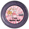 ROUND Digital Graphic Design I LOVE ROCKIN' ROLL Wedding Gift First Home Sublimation PNG SVG Country Farmhouse Home Decor Sign Wall Art Decor Wreath Design Gift Crafters Delight - JAMsCraftCloset