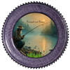 ROUND Digital Graphic Design FISHERMEN - TRANQUIL AND SERENE MAN FISHING Decor Lake Scene With Animals First Home Sublimation Decoupage PNG SVG Country Farmhouse Home Decor Wall Art Shelf Sitter Gift Crafters Delight - JAMsCraftCloset
