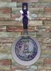 Frying Pan MINI Purple Lilac Lavender LETS COOK TOGETHER Farmhouse Country KITCHEN Wall Art Handmade Hand Painted Decoupaged Repurposed Upcycled Gift Idea Crafters Delight