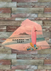 Antique West Virginia Roof Decoupaged SURFS UP - Beach Theme 3-D Embellishments Shells and Sand Handmade Wall Art Unique Beach Lake House Gift- JAMsCraftCloset