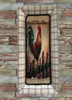 TRAY BLACK and WHITE PLAID Plastic Rectangle Decoupaged Upcycled Repurposed COUNTRY Theme WELCOME ROOSTER Wall Art Shelf Sitter KITCHEN Decor Gift - JAMsCraftCloset