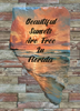 Antique West Virginia Roof Decoupaged BEAUTIFUL SUNSETS ARE FREE IN FLORIDA Beach Theme Handmade Wall Art Unique Beach Lake House Gift - JAMsCraftCloset