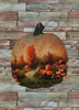 LARGE WOODEN PUMPKIN Handmade and Hand Painted Wall Art Shelf Sitter WELCOME TO OUR PATCH Decoupaged FALL Decor Gift Idea Door Decor Home Decor Unique - JAMsCraftCloset