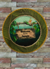 PLATE CHARGER JUNGLE DESIGN PLASTIC ROUND DECOUPAGED Upcycled Repurposed Wall Art or Shelf Sitter WELCOME TO THE JUNGLE Decor Kitchen Decor Home Decor Wall Art Gift WEDDING - JAMsCraftCloset