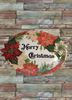 Hard Plastic OVAL TRAY Farmhouse Country Home Decor MERRY CHRISTMAS POINSETTIA Wall Art Cottage Chic Decor Kitchen Decor Victorian Christmas Holiday Decor Handmade Gift Idea &nbsp;- JAMsCraftCloset