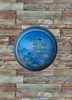 Galvanized Metal Round TRAY Farmhouse Country Shelf Sitter Wall Art BEGIN EACH DAY WITH A GRATEFUL HEART Handmade Decoupaged Gift Idea &nbsp;- JAMsCraftCloset