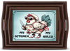 SQUARE Digital Graphic Design MY KITCHEN MY RULES Hen With Knife Sublimation Decoupage PNG SVG Lake House Sign Farmhouse Country Home Cabin KITCHEN Wall Art Decor Wreath Design Gift Crafters Delight HAPPY CRAFTING - JAMsCraftCloset