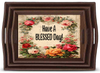 RECTANGLE SHAPED Digital Graphic Design VIBRANT FLORAL - HAVE A BLESSED DAY - PNG SVG Store or Shop Sign Farmhouse Country Home Cabin Wall Art Decor Gift Crafters Delight HAPPY CRAFTING - JAMsCraftCloset
