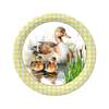 ROUND Digital Graphic Design MAMA DUCK AND BABBIES Decor Lake Scene With Animals First Home Sublimation Decoupage PNG SVG Country Farmhouse Home Decor Wall Art Shelf Sitter Gift Crafters Delight - JAMsCraftCloset