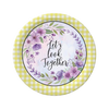 ROUND Digital Graphic Design Purple Lilac Lavender Floral - Wedding Gift KITCHEN DECOR Sublimation Decoupage PNG SVG PDF JPEG Country Farmhouse Home Decor Gift Crafters Delight - JAMsCraftCloset