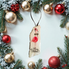 Antique West Virginia Roof Decoupaged Christmas Ornament - Flamingo Merry Christmas - Handmade Holiday Tree Decor Unique Beach Lake House Gift - JAMsCraftCloset