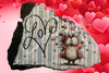 Antique West Virginia Roof Decoupaged LOVE - OWL WITH HEARTS - Valentine/Love Theme Handmade Wall Art Unique Home Decor Gift- JAMsCraftCloset