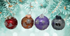Ornament Handmade Decoupaged Lace and Bling Christmas Gift Idea Tree Decoration Unique - JAMsCraftCloset