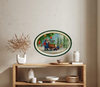 Hard Plastic OVAL TRAY Farmhouse Country Home Decor FARM FRESH SANTA Wall Art Cottage Chic Decor Kitchen Decor Victorian Christmas Holiday Decor Handmade Gift Idea &nbsp;- JAMsCraftCloset