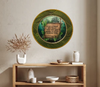 PLATE CHARGER JUNGLE DESIGN PLASTIC ROUND DECOUPAGED Upcycled Repurposed Wall Art or Shelf Sitter IT'S A JUNGLE OUT THERE Decor Kitchen Decor Home Decor Wall Art Gift WEDDING - JAMsCraftCloset